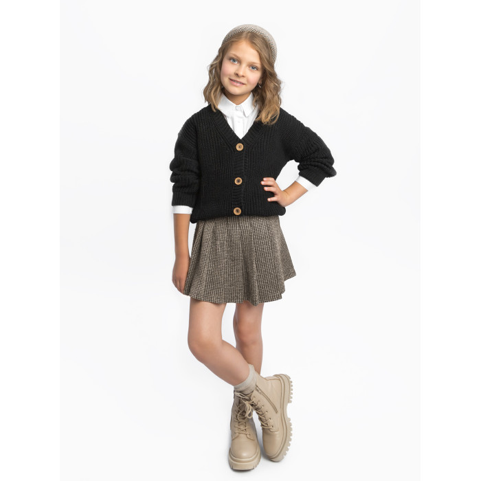 

Кардиган детский Amarobaby AB-OD21-KNIT19, черный, 140, AB-OD21-KNIT19