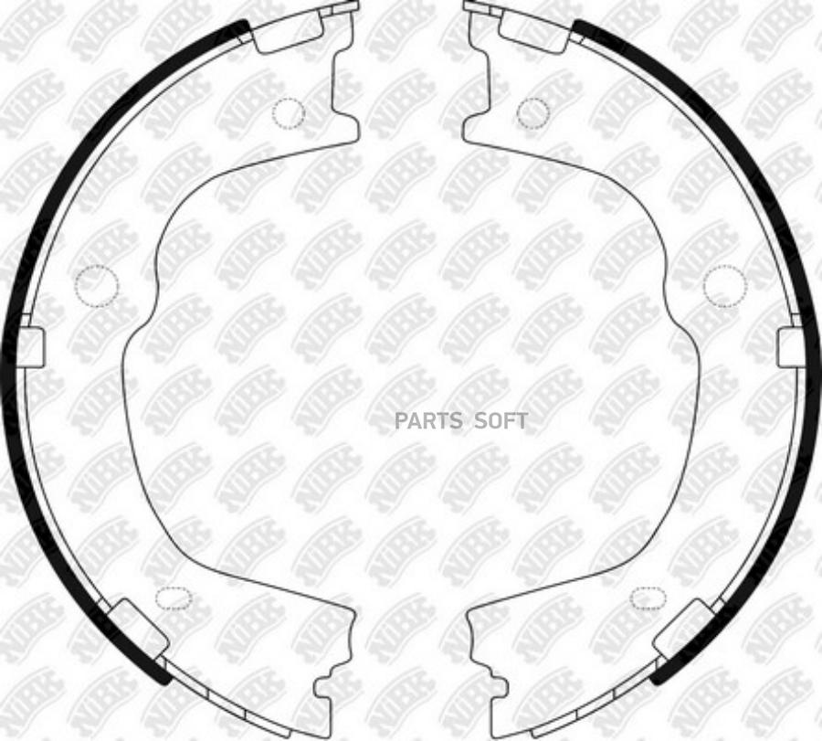 

Тормозные колодки NiBK FN0664