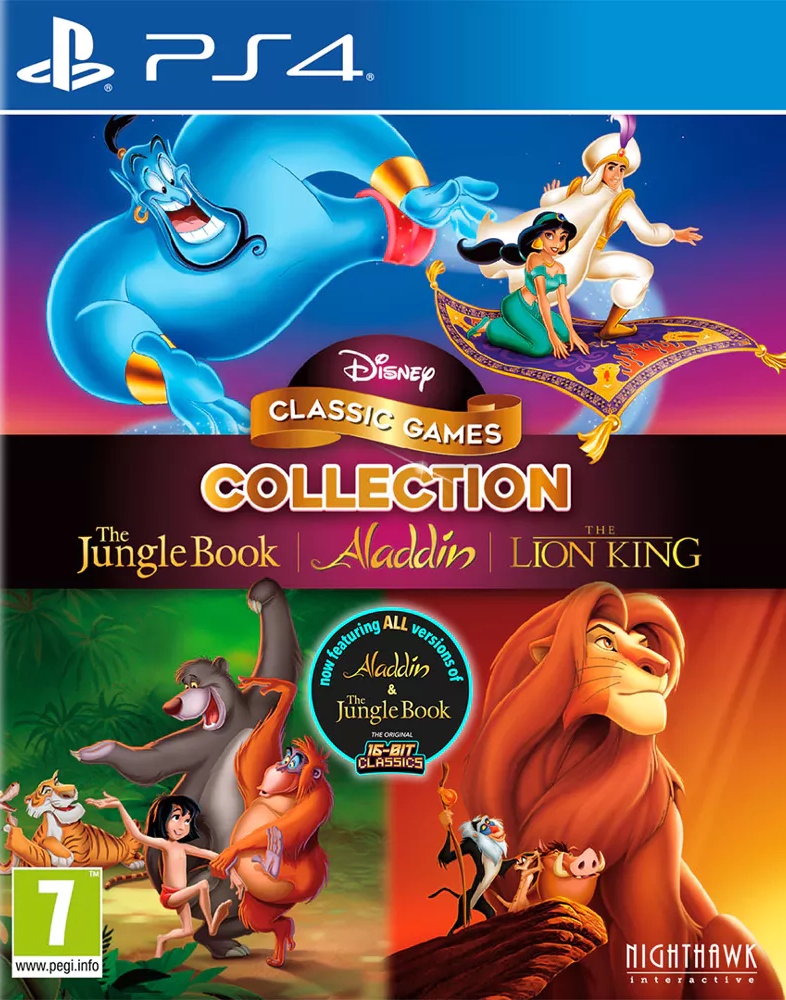 Игра Disney Classic Games: The Jungle Book, Aladdin and The Lion King (PS4)