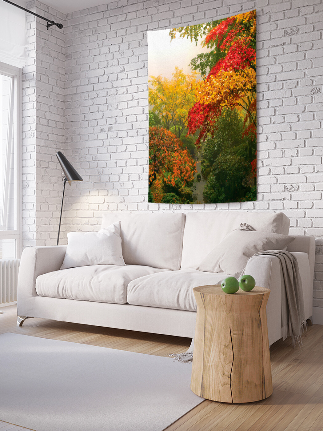 

Вертикальное фотопанно JoyArty Туманность за лесом, из ткани, 100х150 см