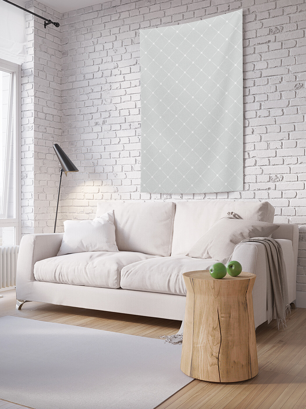 

Вертикальное фотопанно JoyArty Точечные соединения, из ткани, 100х150 см