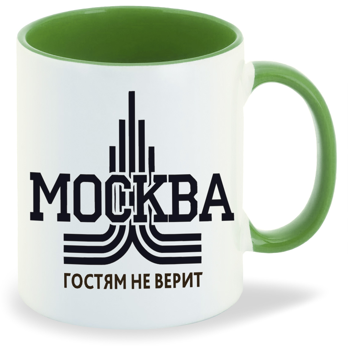 Кружка CoolPodarok Москва гостям не верит