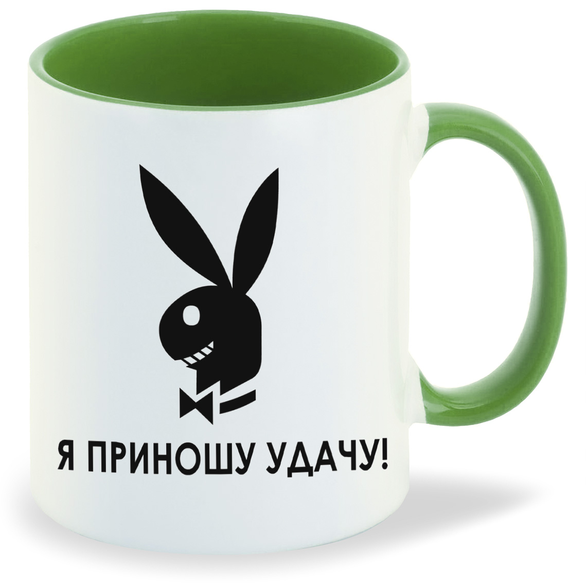 

Кружка CoolPodarok Я приношу удачу Плейбой, Я приношу удачу Плейбой