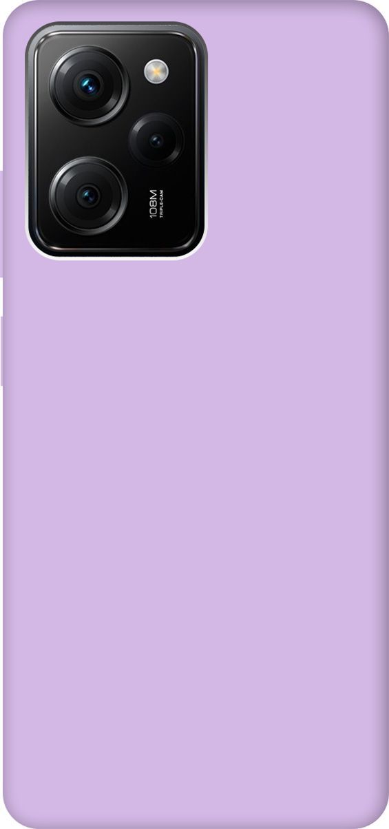 

Чехол на Xiaomi Poco X5 Pro 5G Silky Touch Premium сиреневый, Фиолетовый, 158283