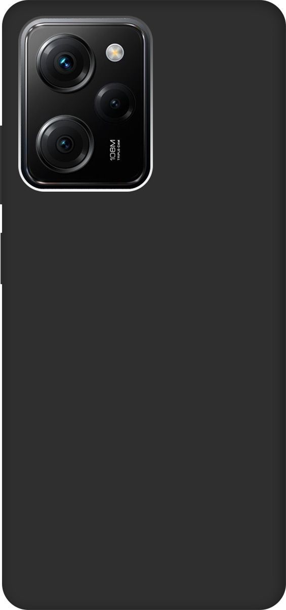 

Матовый Soft Touch Чехол на Poco X5 Pro 5G/Сяоми Поко Х5 Про 5Г черный, 158264