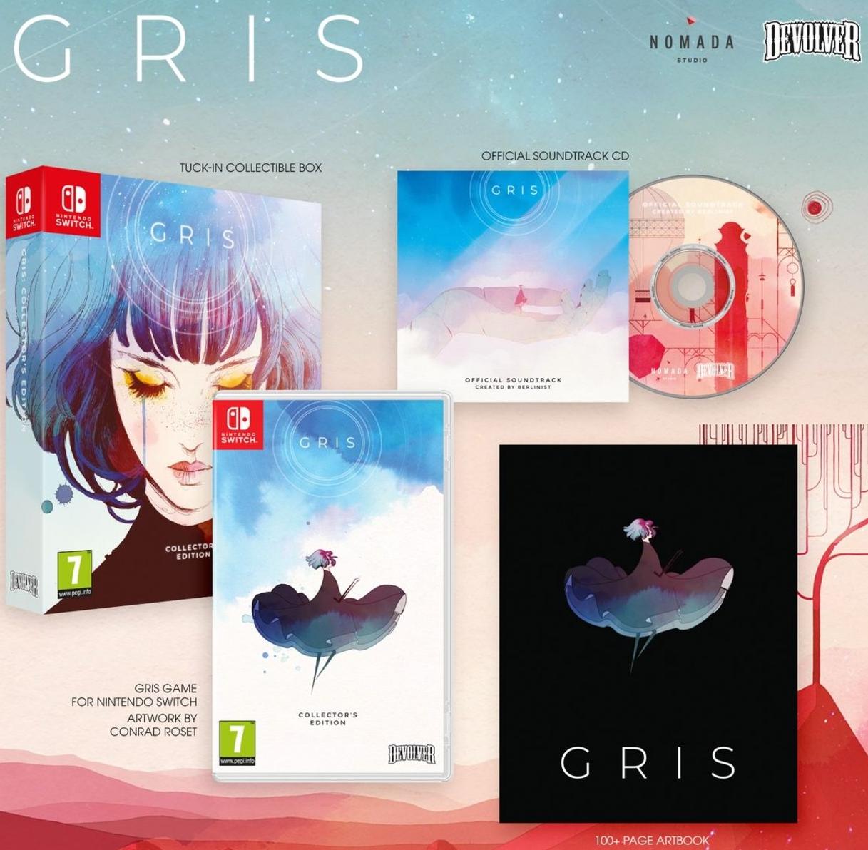 фото Игра gris (collector’s edition) русская версия (switch) devolver digital