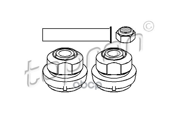 

Комплект Сайлентблоков Рычага (Замена Для Hp-400121755) topran арт. 400121001