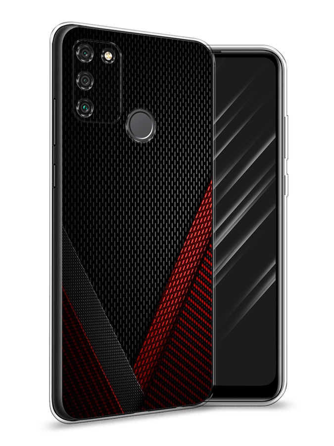

Чехол Awog на Honor 9A "Красный карбон", Черный;красный, 612350-3