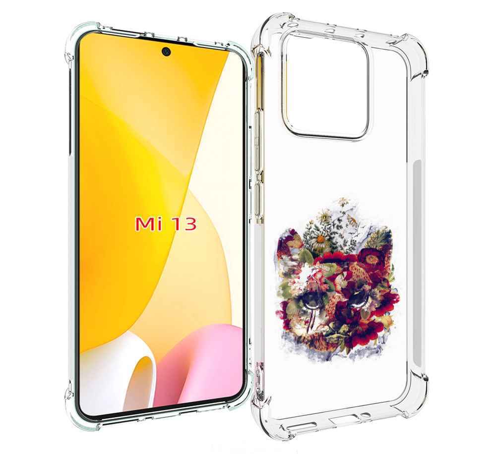 

Чехол MyPads Лиса в цветах-2 для Xiaomi 13, Прозрачный, Tocco
