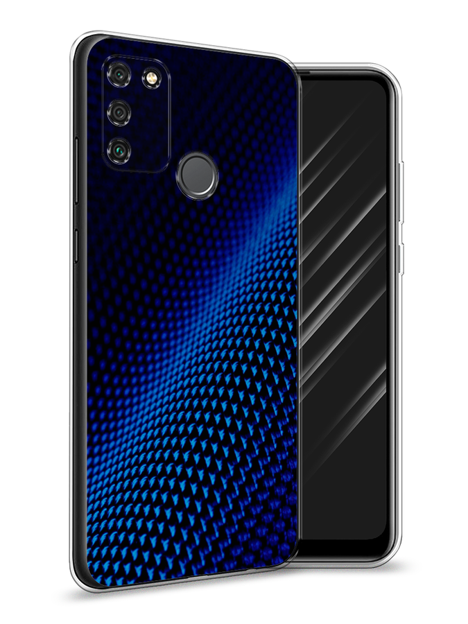 

Чехол Awog на Honor 9A "Синий карбон", Черный;синий, 612350-3