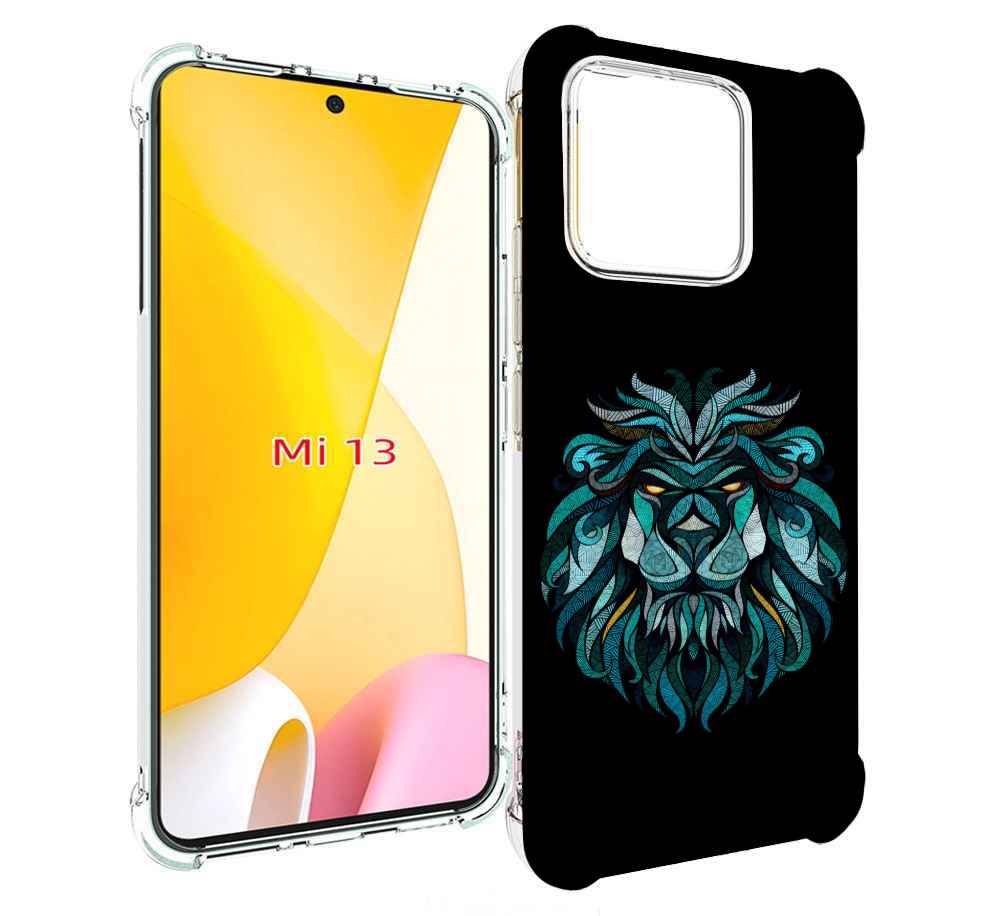

Чехол MyPads Лев-красивый-зеленый для Xiaomi 13, Прозрачный, Tocco