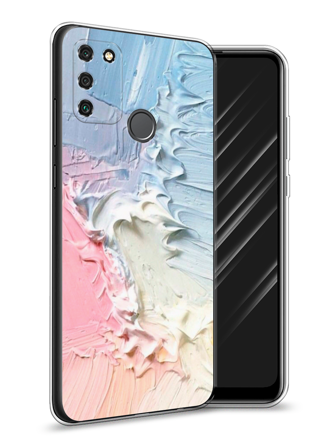 

Чехол Awog на Honor 9A "Фруктовое мороженное", Голубой;розовый;желтый, 612350-3