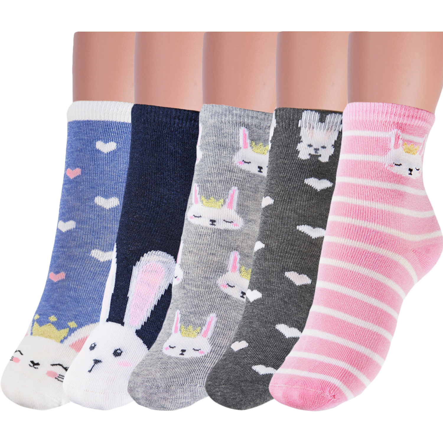 

Носки детские для девочек Rusocks 5-Д3-13055 разноцветные размер 18-20, 5-Д3-13055
