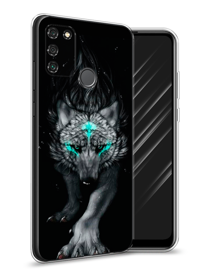 

Чехол Awog на Honor 9A "Волшебный волк", Черный;серый, 612350-2