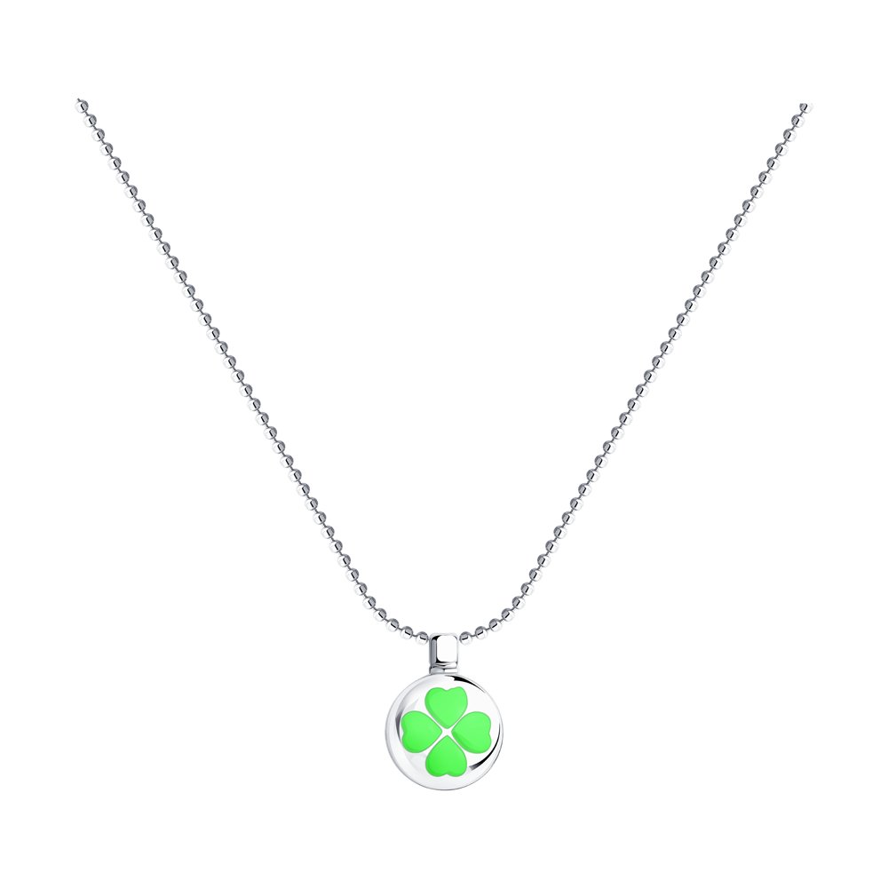 

Колье из серебра с эмалью 45 см SOKOLOV 94070465, 94070465