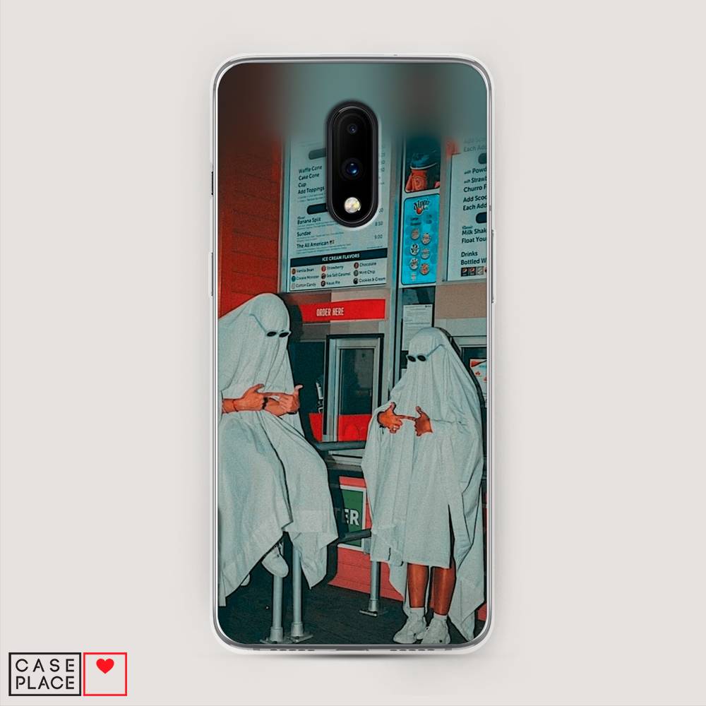 

Чехол Awog на OnePlus 7 / ВанПлас 7 "Chillin Killin", Красный, 150750-9