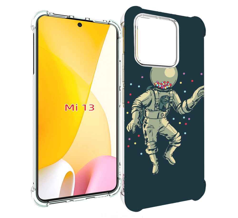 

Чехол MyPads Космонавт для Xiaomi 13, Прозрачный, Tocco