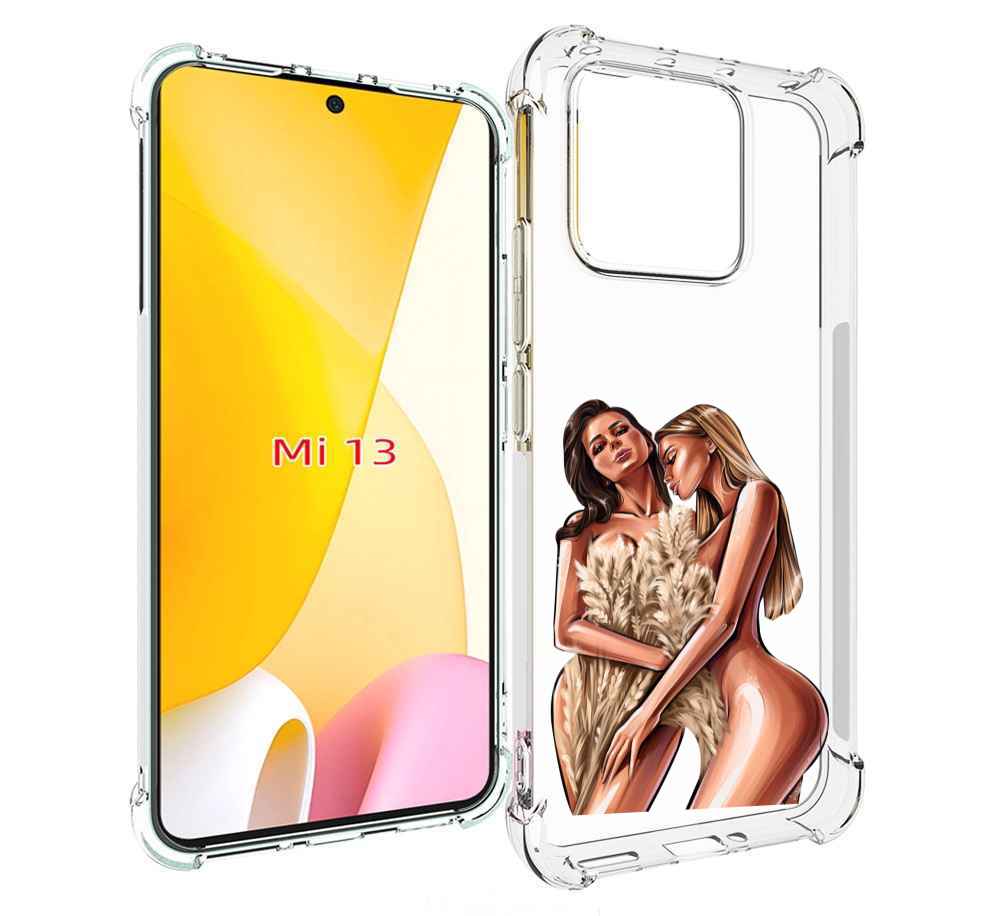 

Чехол MyPads Иллюстрированные-девушки женский для Xiaomi 13, Прозрачный, Tocco