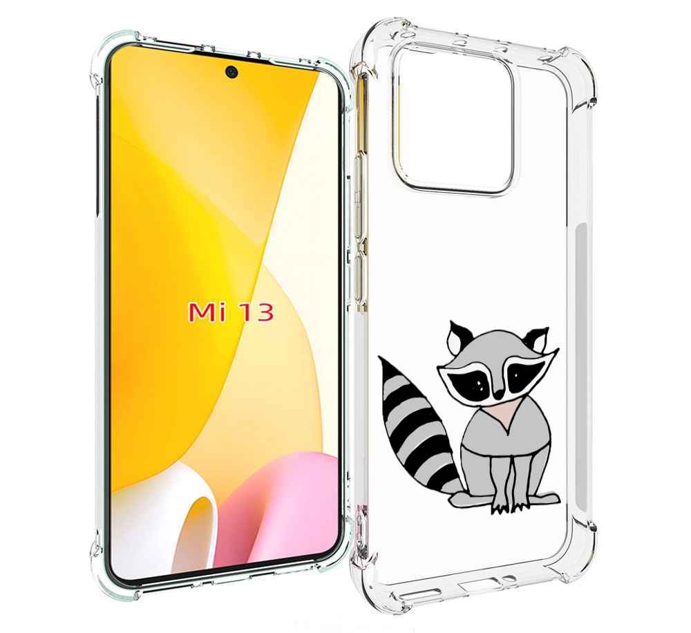 

Чехол MyPads Енотик для Xiaomi 13, Прозрачный, Tocco