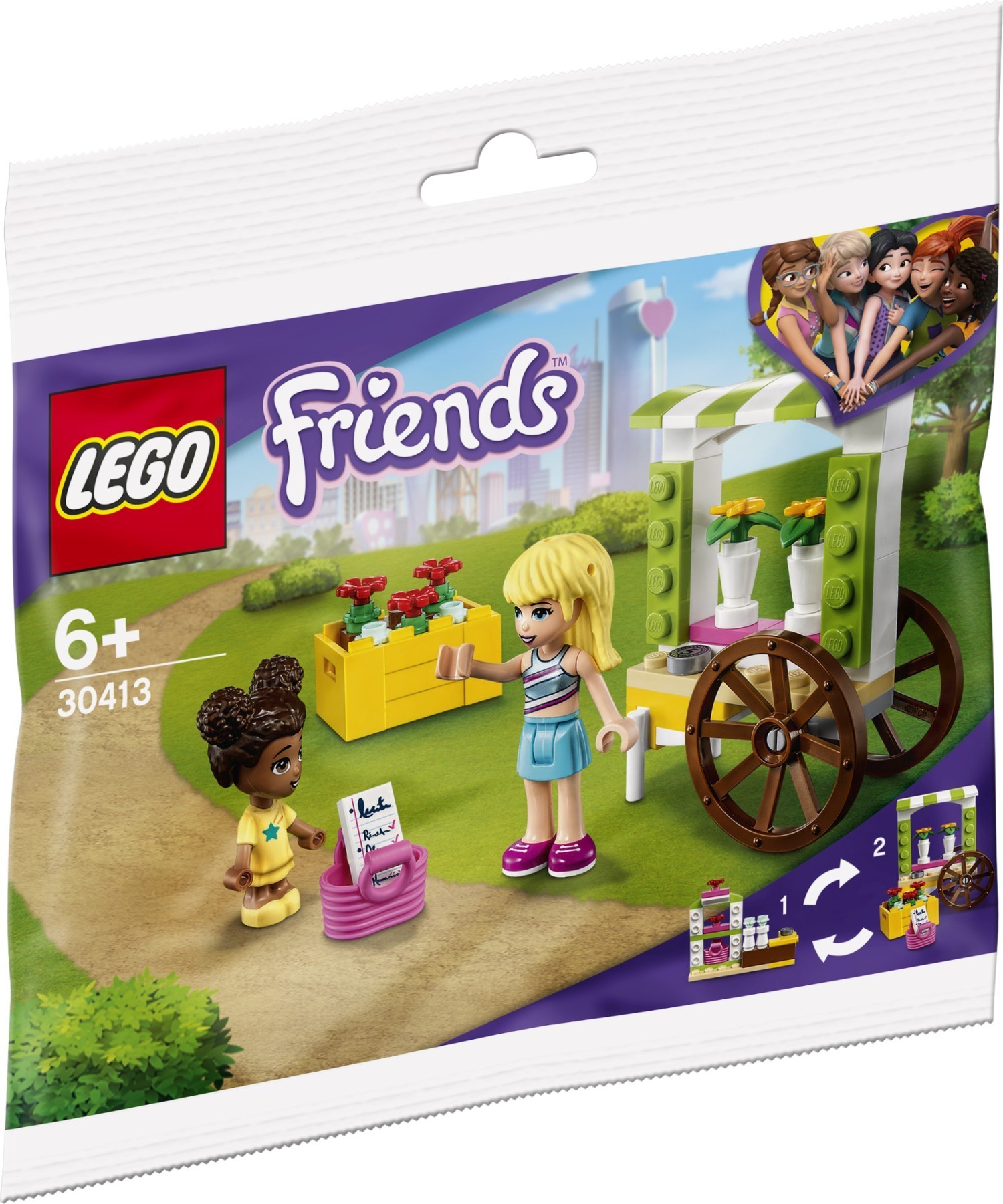 Конструктор Lego 30413 Friends очная тележка набор инновации для детей 722 свечная студия очная фантазия