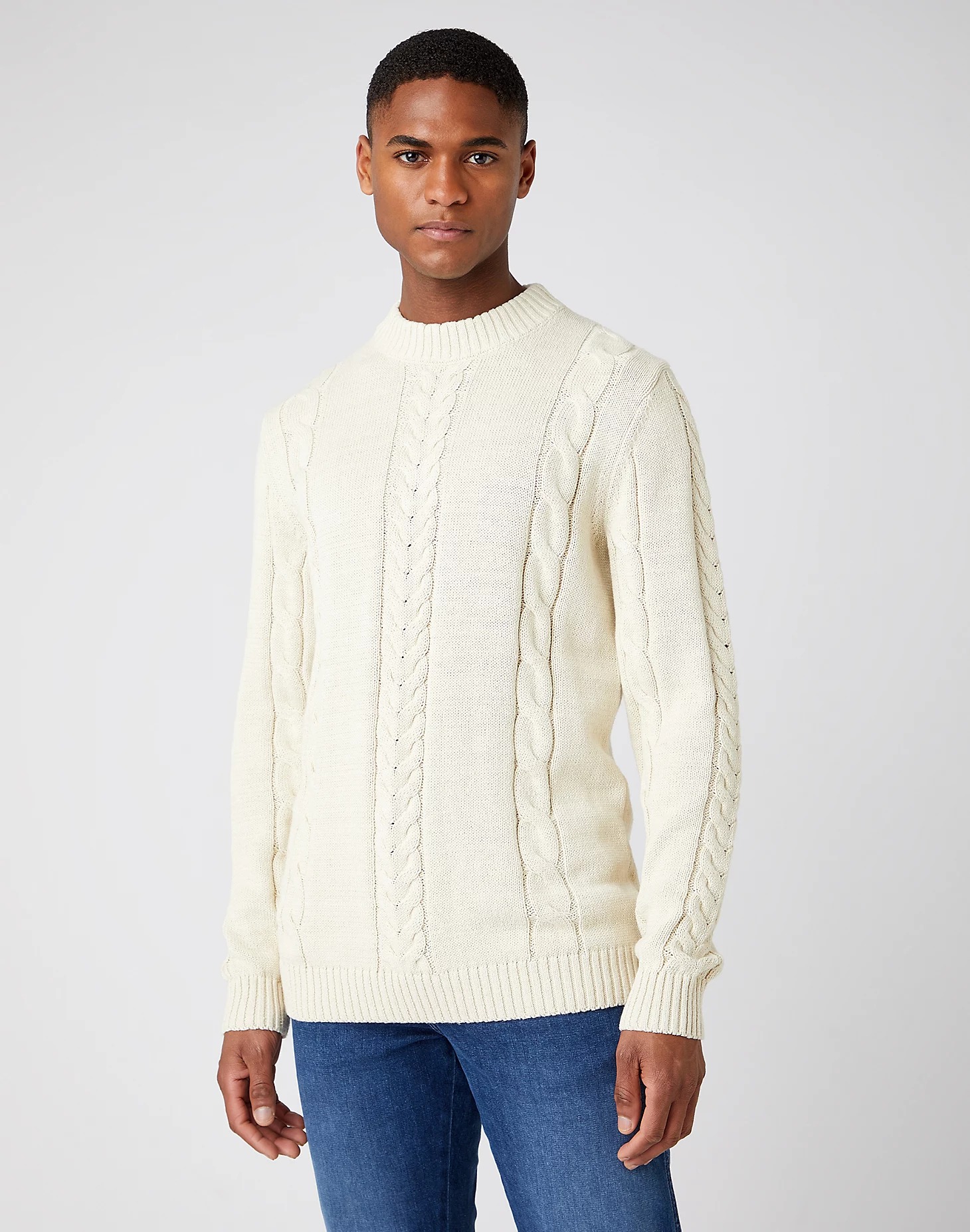 

Джемпер мужской Wrangler W8C1QXC03 белый M, W8C1QXC03