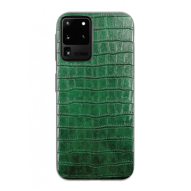 фото Чехол creative case для samsung s20 ultra, зеленый