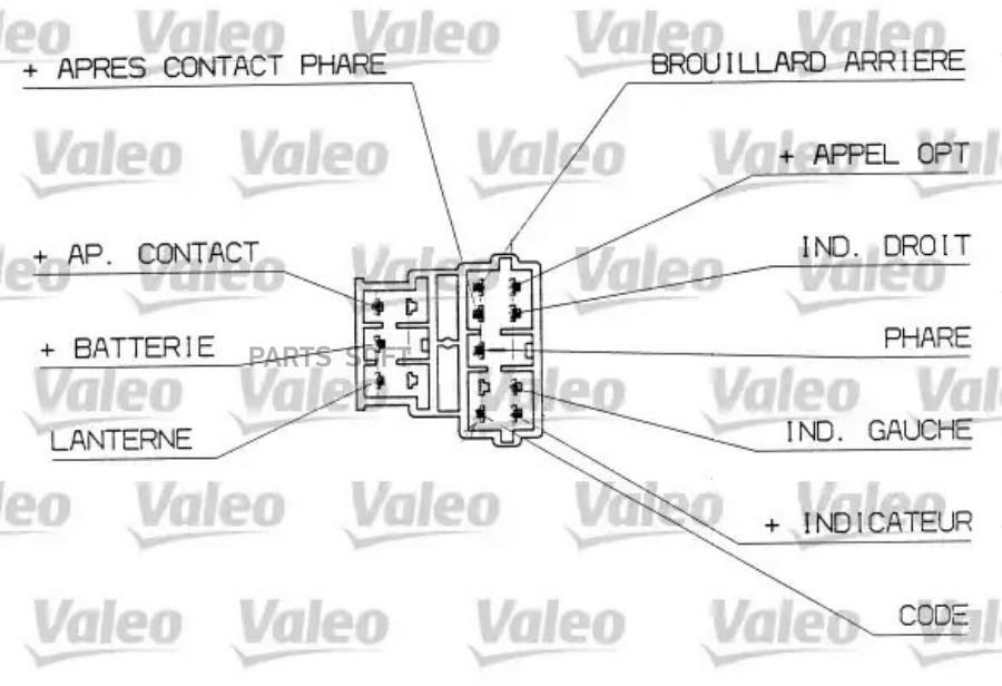 Переключатель Света Peugeot 206 Valeo 251310