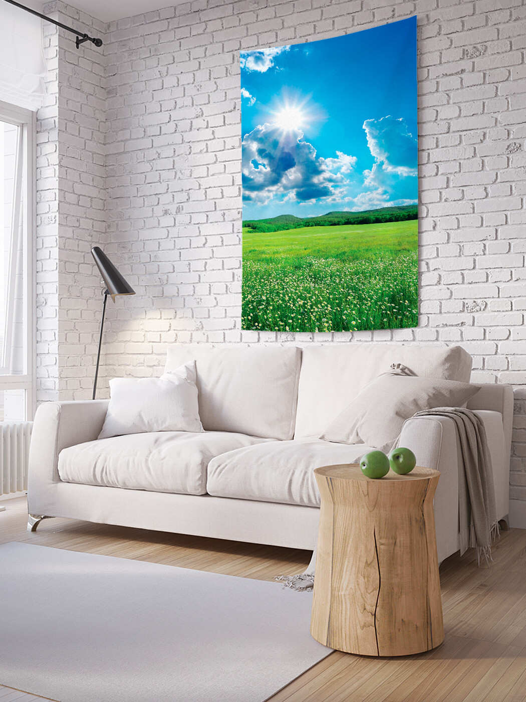 

Вертикальное фотопанно JoyArty Найди умиротворение, из ткани, 150х200 см