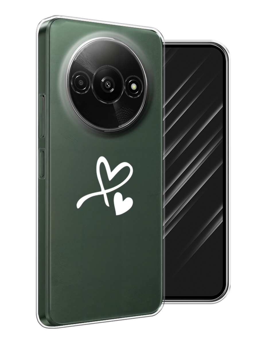 

Чехол Awog на Redmi A3 "Сердечко минимализм", Белый, 321250-1