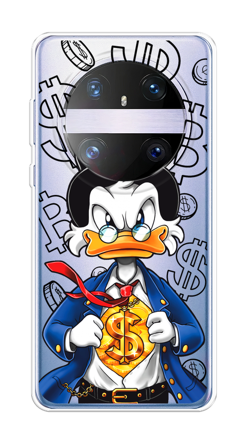 

Чехол на Huawei Mate 60 Pro "Scrooge Goldman", Черный;белый;синий, 6122250-1