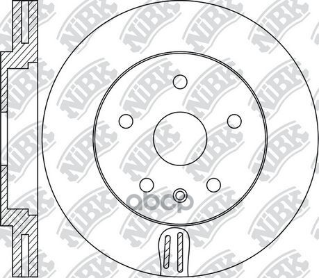 

Тормозной диск NiBK комплект 1 шт. RN1673