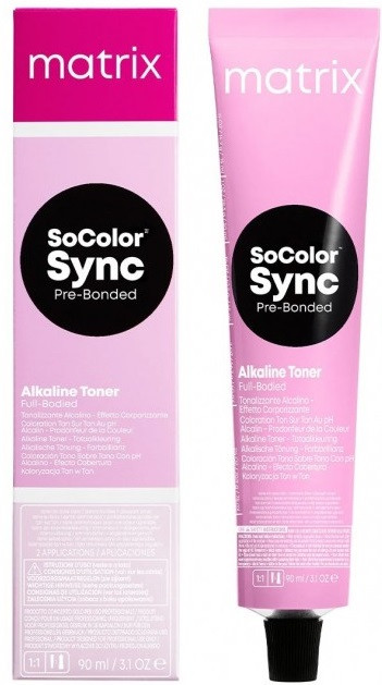 Краска Matrix SoColor Sync Pre-Bonded 3N темный шатен 90мл краска matrix socolor sync pre bonded 3n темный шатен 90мл