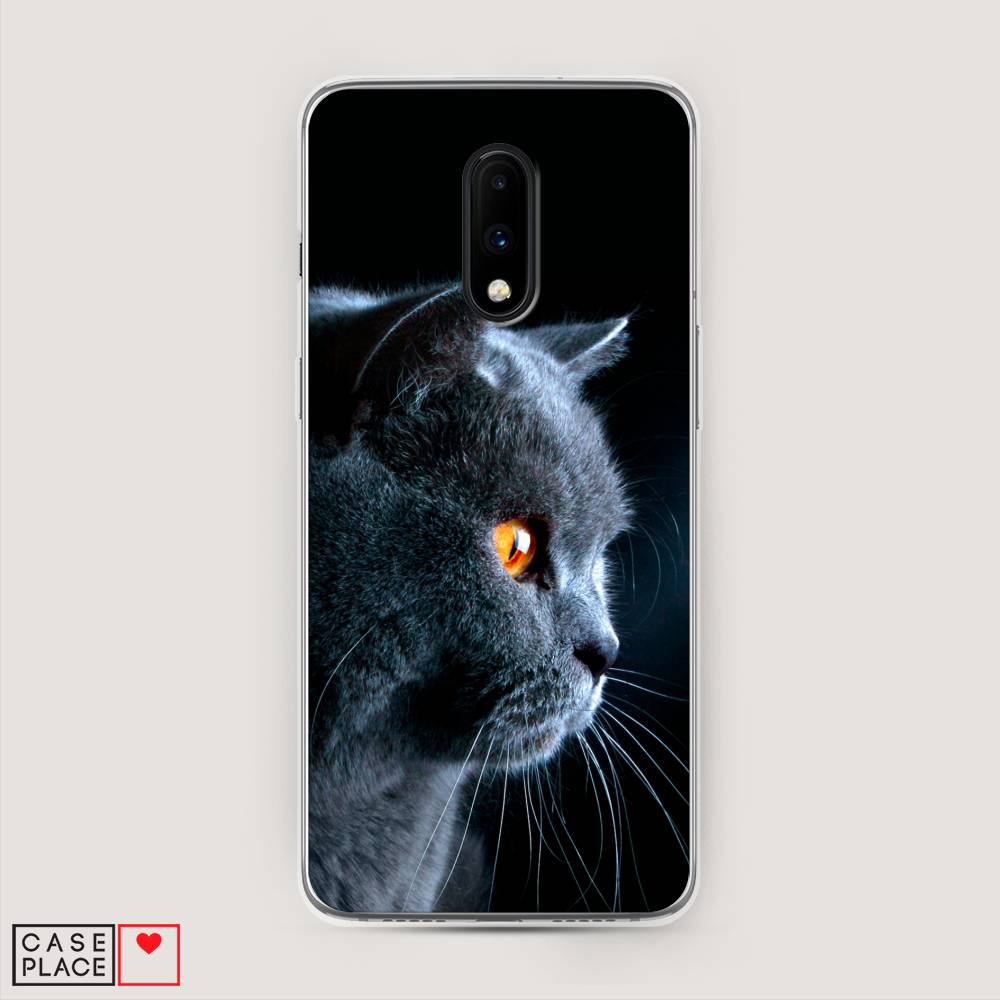 

Чехол Awog на OnePlus 7 / ВанПлас 7 "Благородный кот британец", Черный;серый;оранжевый, 150750-2