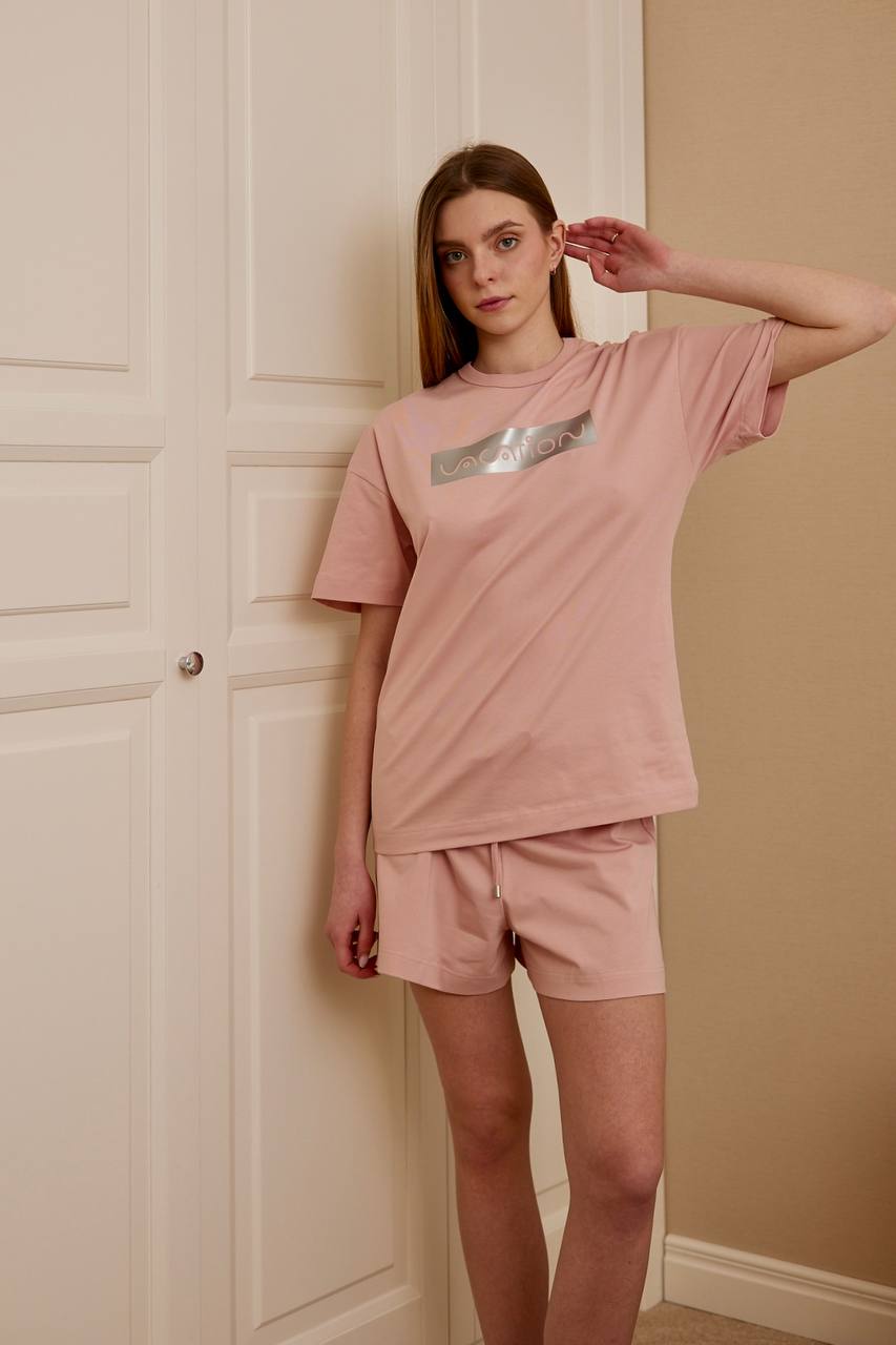 Пижама женская VIVACATION 224023 розовая XL