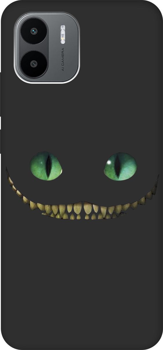 

Чехол на Xiaomi Redmi A1 с 3D принтом "Cheshire Cat" черный, Черный;зеленый, 159272