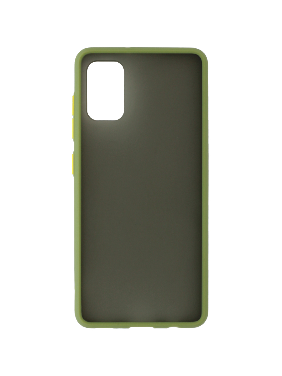 фото Чехол-накладка на samsung a41 (a415) (оливковая окантовка) zibelino