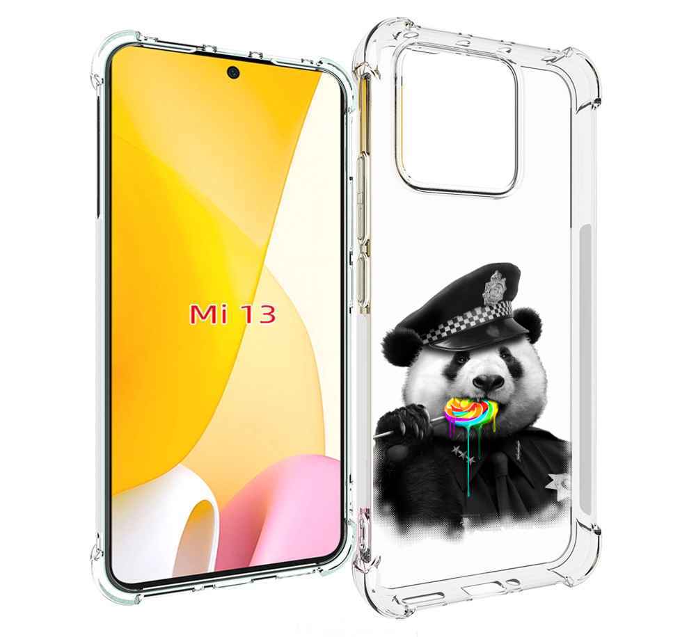 

Чехол MyPads Панда полиция для Xiaomi 13, Прозрачный, Tocco