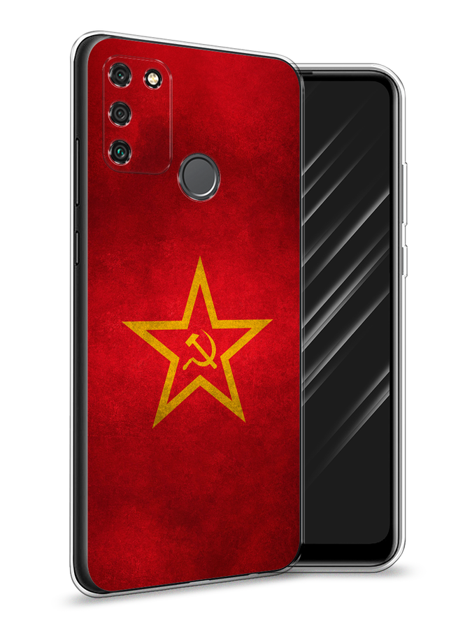 

Чехол Awog на Honor 9A "Красное знамя", Желтый;красный, 612350-10