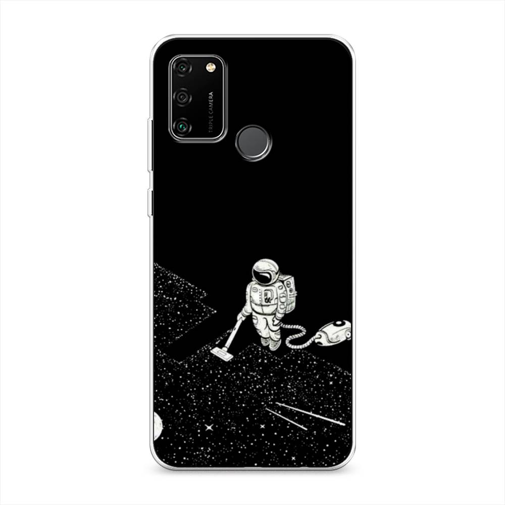 фото Чехол awog "космонавт с пылесосом" для honor 9a