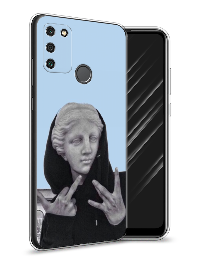 

Чехол Awog на Honor 9A "SWAG статуя", Голубой, 612350-9