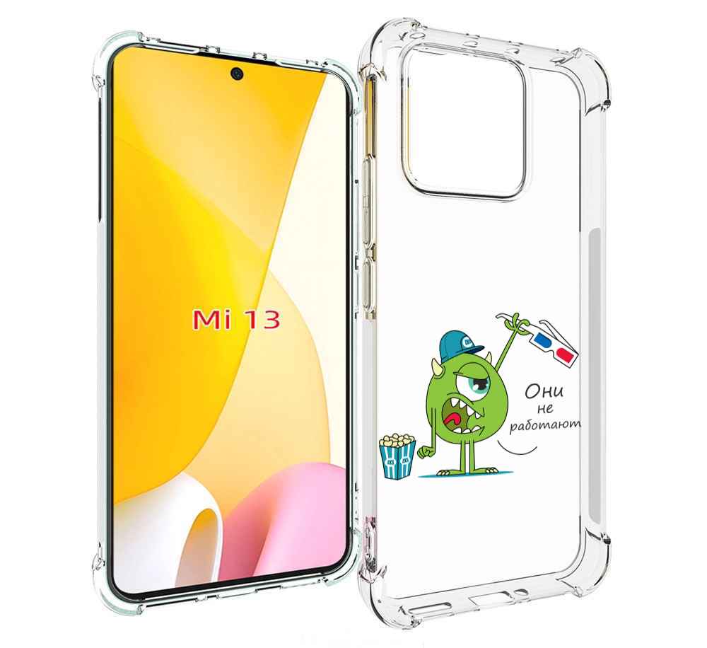 

Чехол MyPads Очки не работают для Xiaomi 13, Прозрачный, Tocco