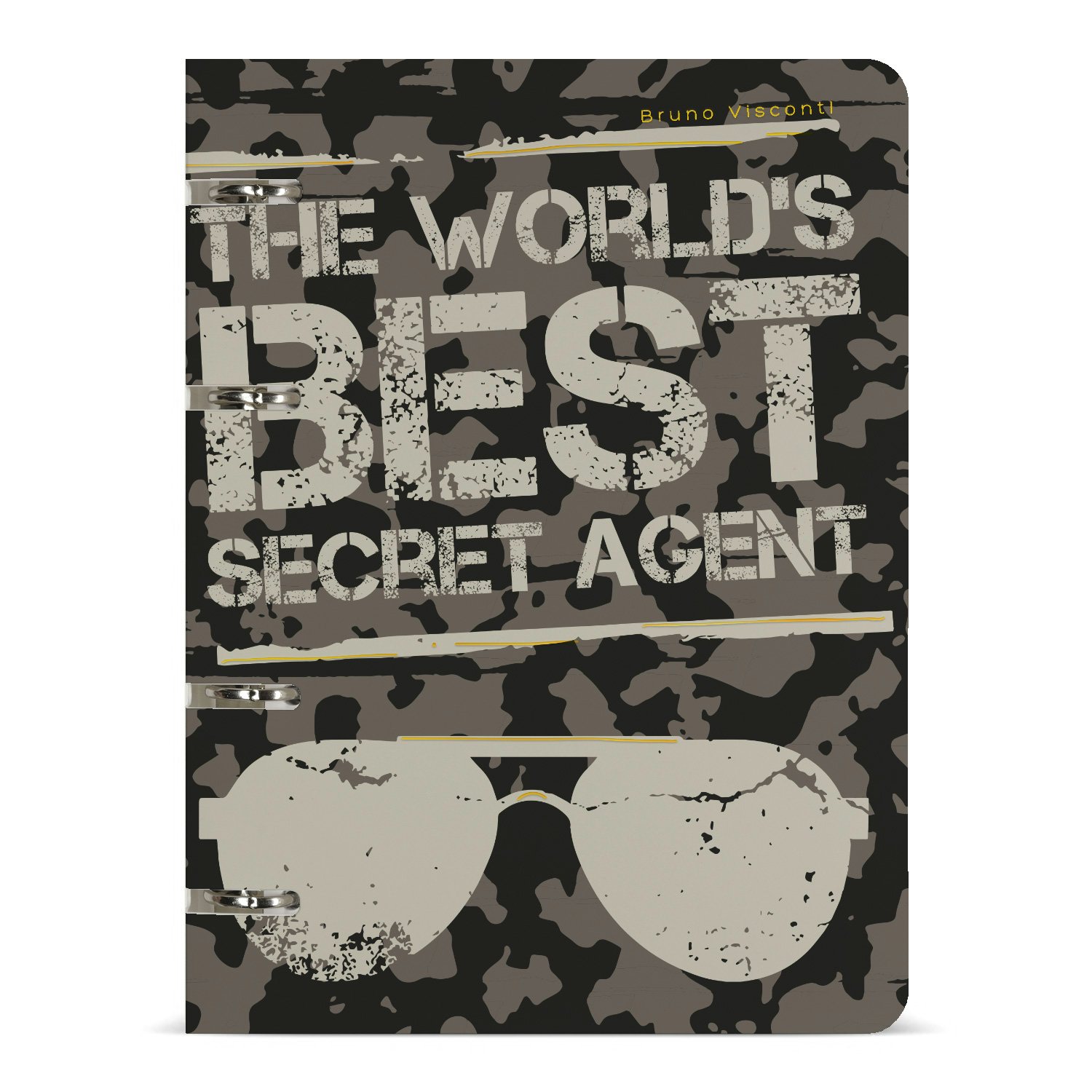 

Тетрадь Bruno Visconti на кольцах линейка Secret agent 70г/м2 80л А5, 1789375