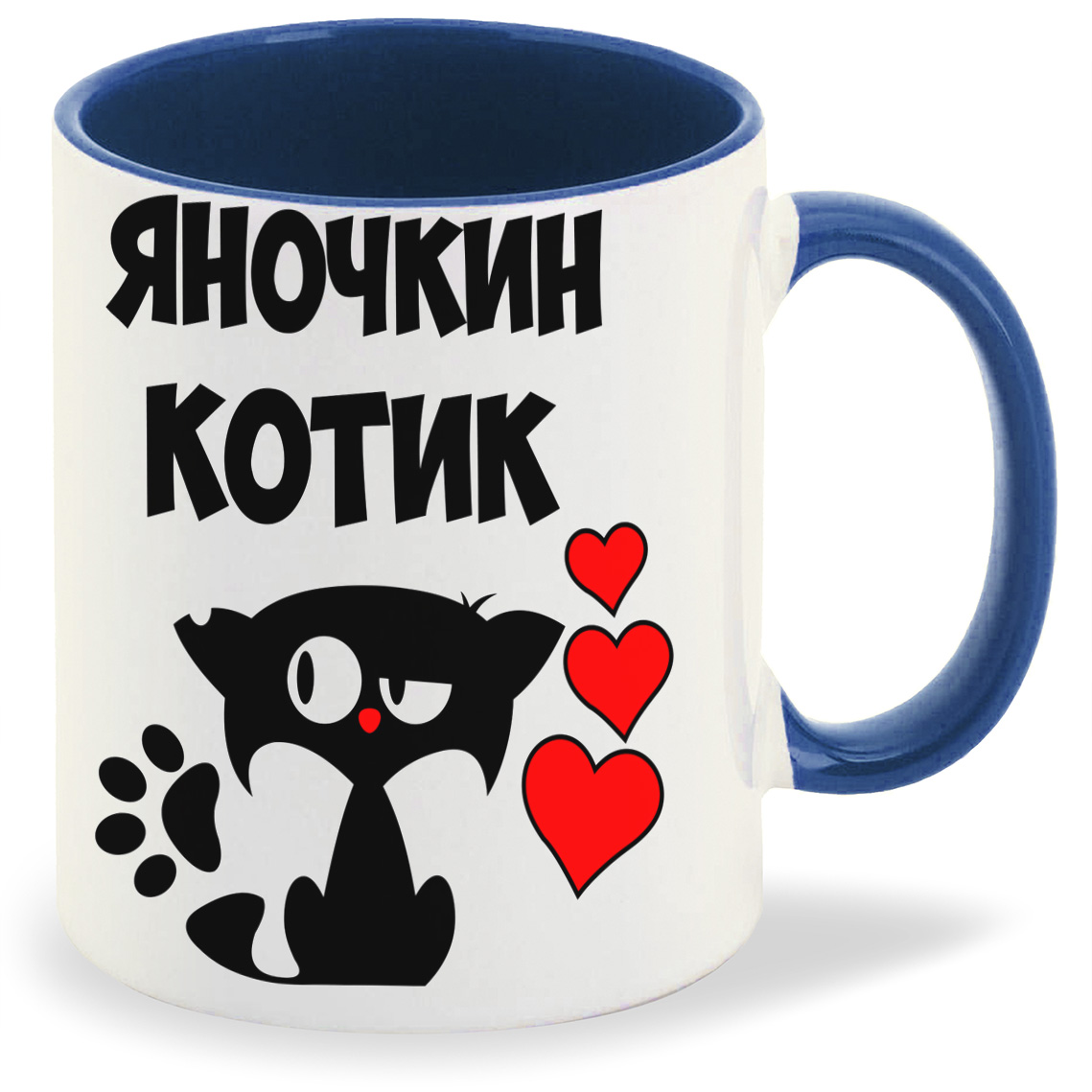 

Кружка CoolPodarok Яночкин котик, Яночкин котик