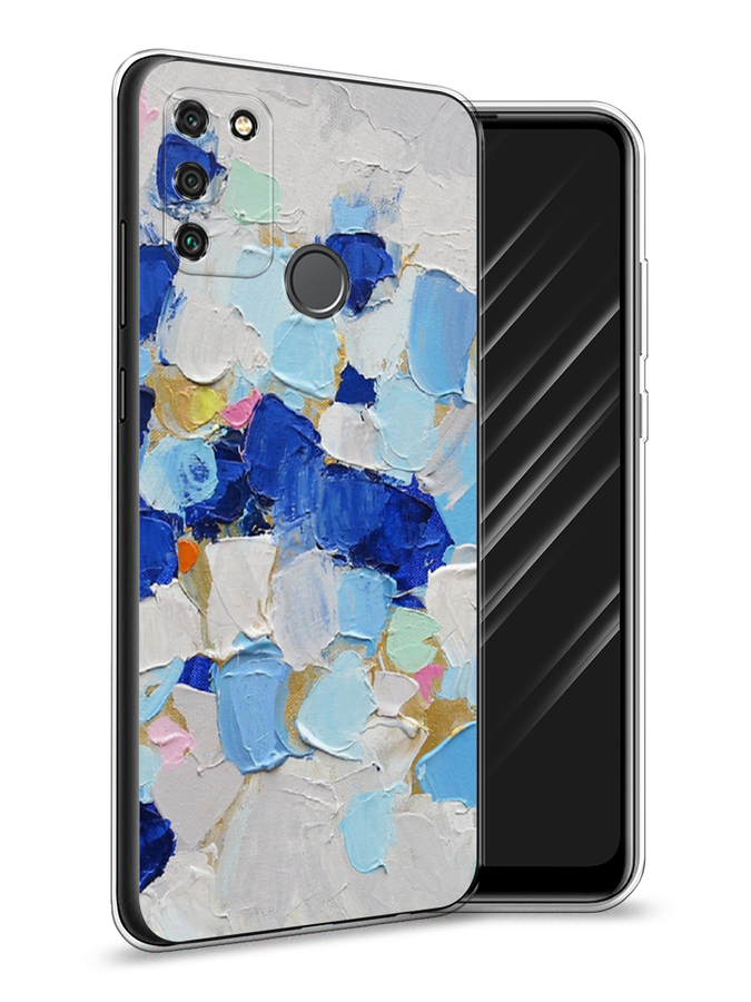 

Чехол Awog на Honor 9A "Холст сине-белый", Синий, 612350-10