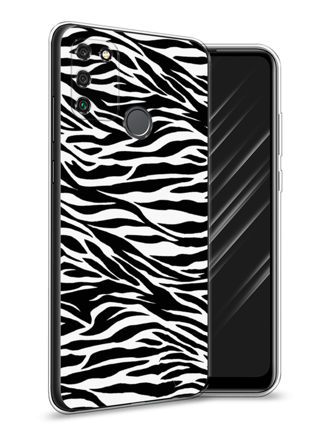 фото Чехол awog "принт зебра" для honor 9a