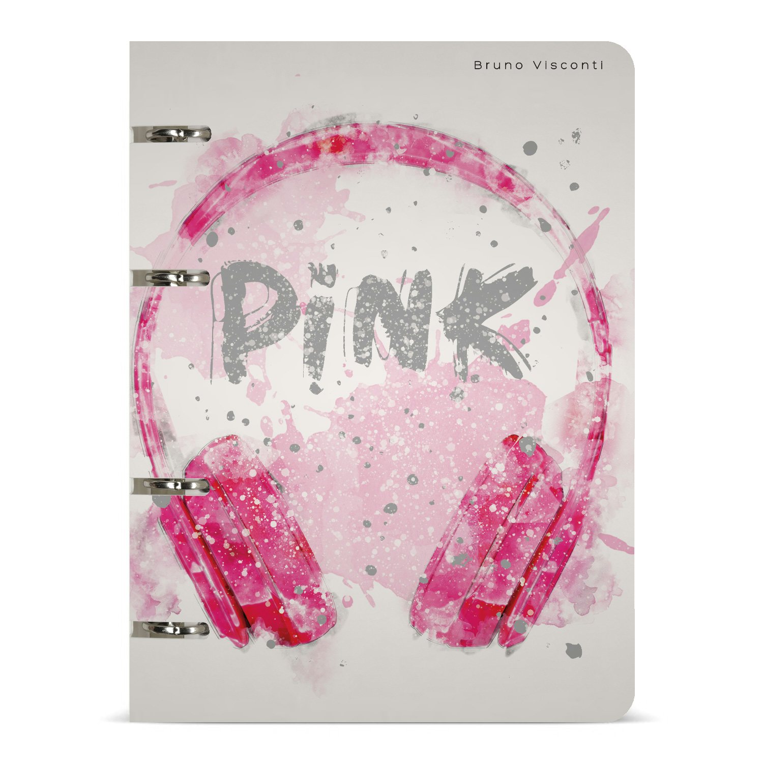 

Тетрадь Bruno Visconti на кольцах в точку Pink style 70г/м2 80л А5, 1789362