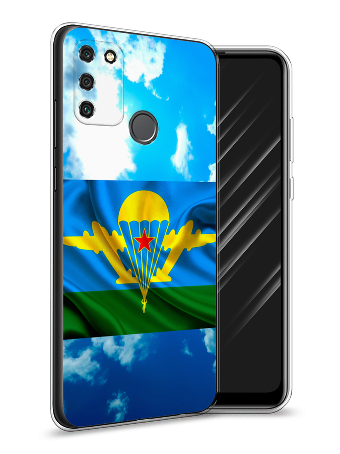 

Чехол Awog на Honor 9A "ВДВ флаг в небесах", Синий;зеленый;желтый, 612350-5