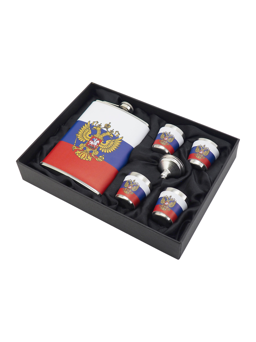 

Подарочный набор Guo Tai Factory FL9-44N35, нержавеющая сталь, цвет - флаг России, Разноцветный, FL9-44N35