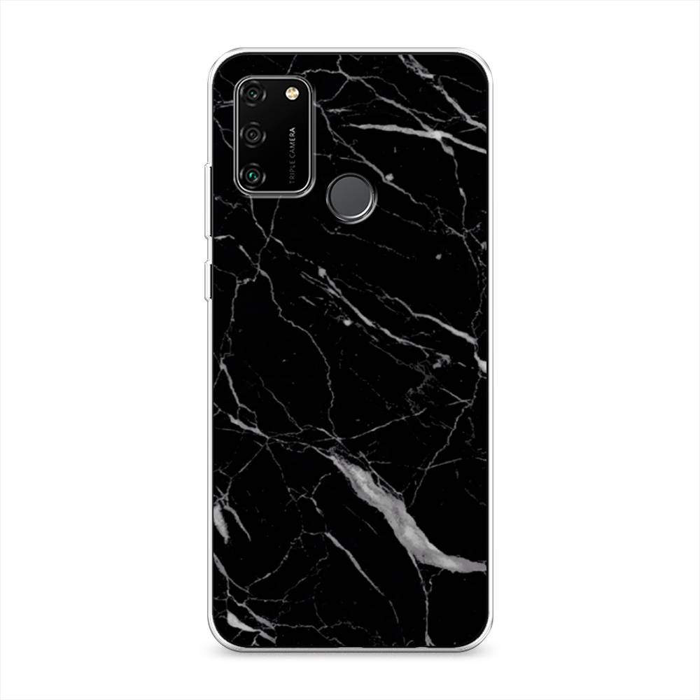фото Чехол awog "черный минерал" для honor 9a