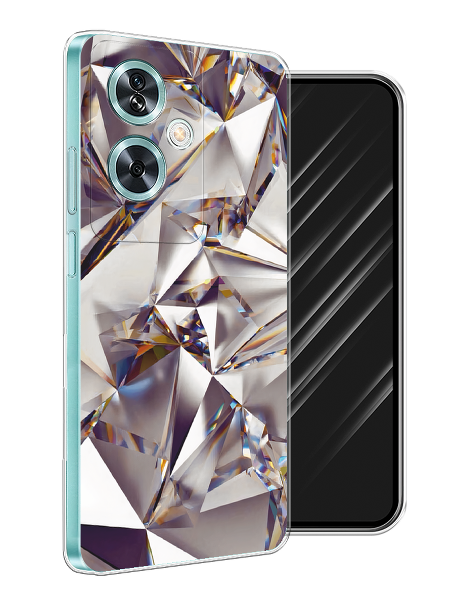 

Чехол Awog на OnePlus Nord N30 SE "Бриллианты", Серебристый;бежевый, 154950-1